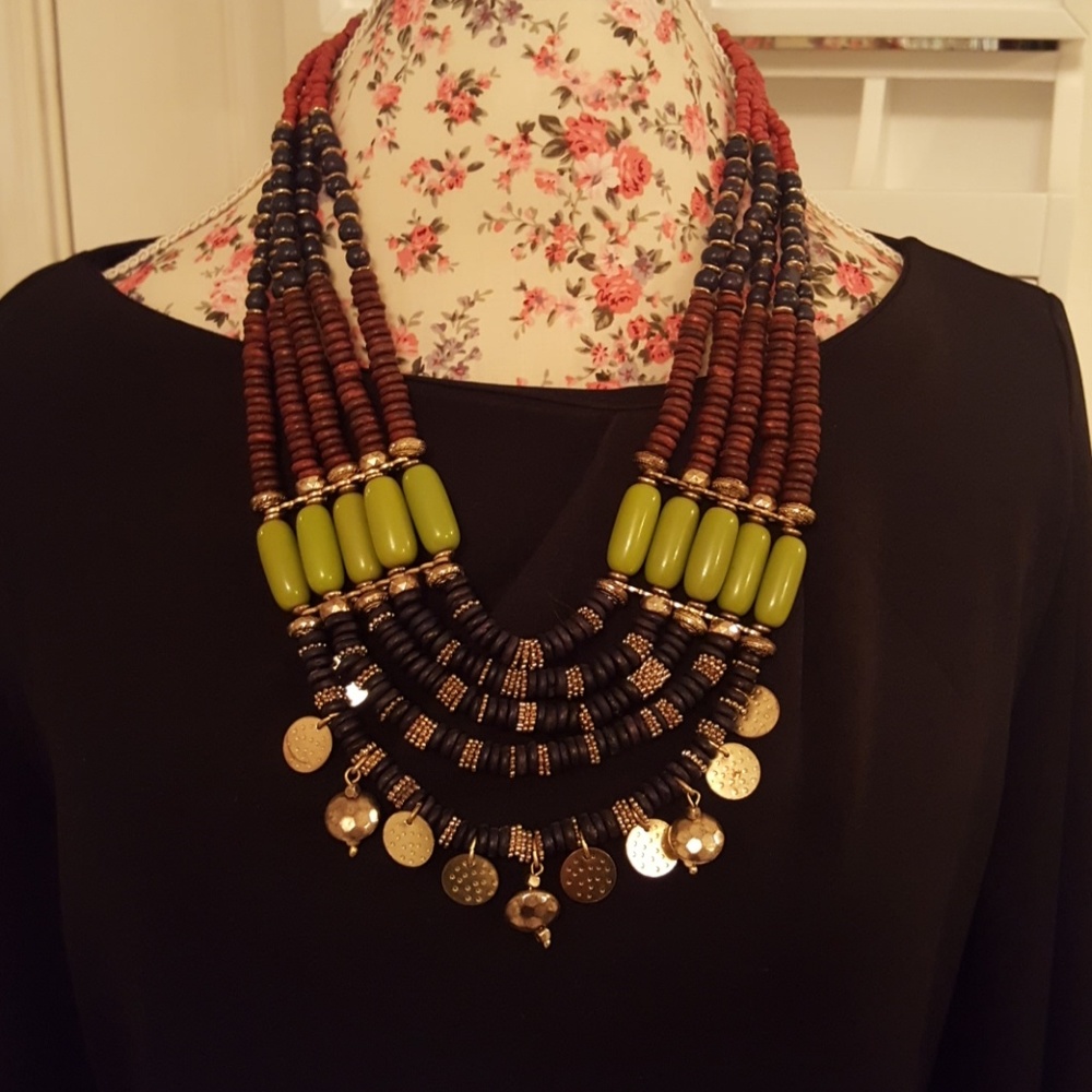 Gorgeous Tribal Necklace by Chicos